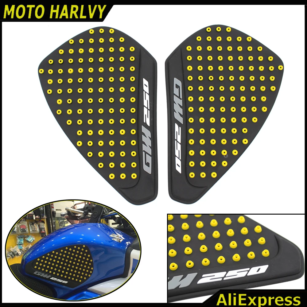 

For SUZUKI GW250 sticker Motorcycle Tank Traction Pad Knee Grip Protector Anti slip sticker 8 color