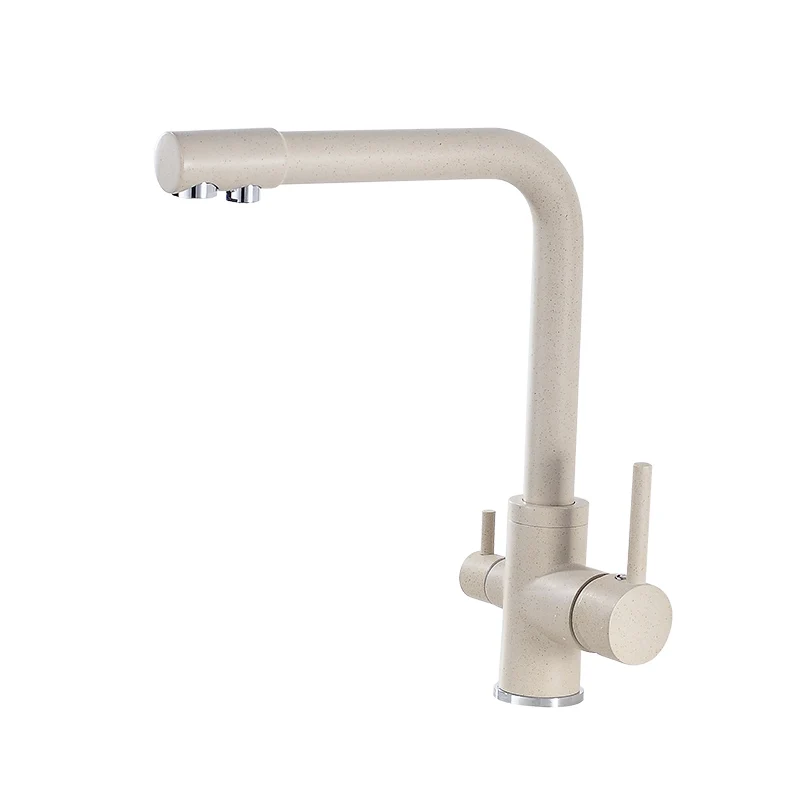  FLG Filter Kitchen Faucets Deck Mounted Mixer Tap 360 Rotation with Water Purification Features Mix - 32921105349