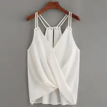 KANCOOLD топы футболки высокого качества Повседневный укороченный топ без рукавов, жилет майка Cami футболка женские летние топы 2018MA7