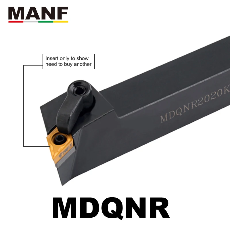 Держатель токарного инструмента MANF 25 мм MDQNR-1616H11 резцом с ЧПУ держатель для