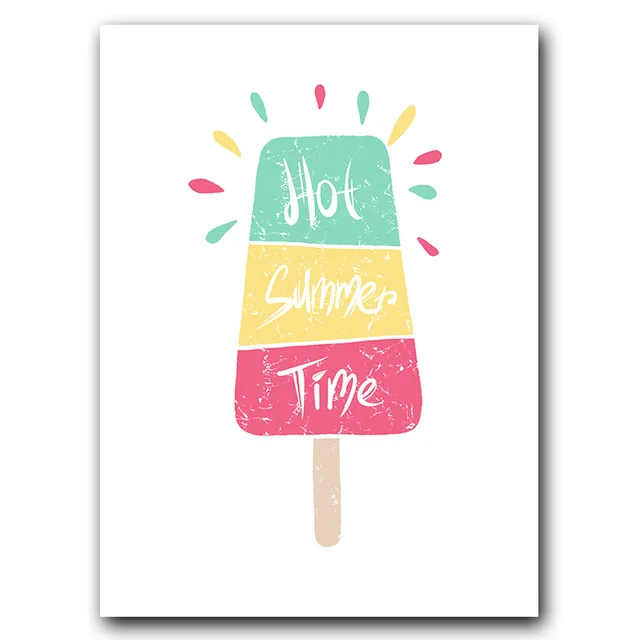 Nordic-Cute-Cartoon-Fruit-Pineapple-Ice-Cream-English-Sentence-A2-A3-A4-Canvas-Art-Abstract-Poster.jpg_640x640 (2)