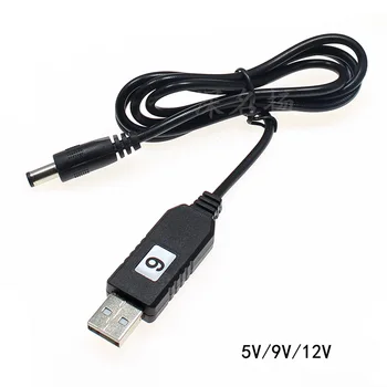 

100pcs USB power boost line DC 5V to DC 9V/12V Step UP Module USB Converter Adapter Cable 2.1x5.5mm Plug