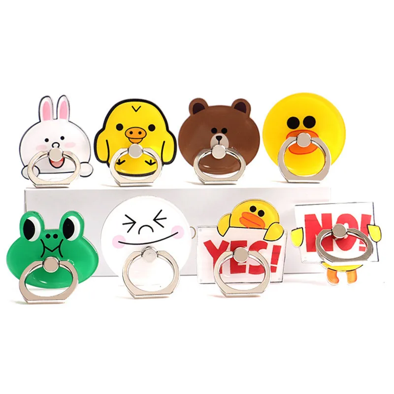 

Suef lazy bracket metal 360 degree rotating paste mobile phone bracket Universal ring buckle HOT iring Cartoon bracket