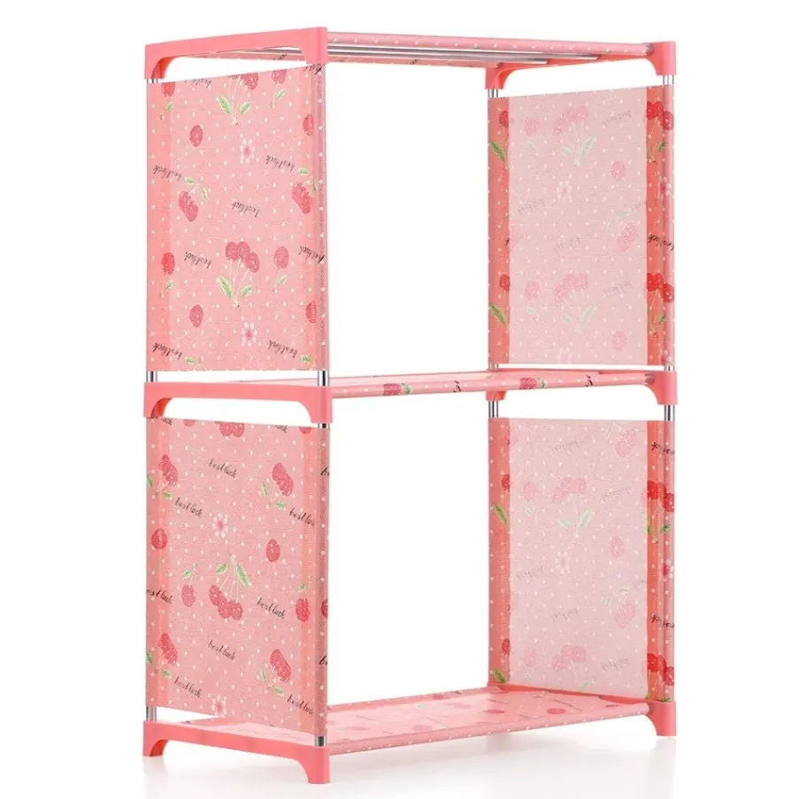 Pink 3-Shelf Сделай Сам блокнот для творчества книжная полка книга студенческие полки современная напольная книжная полка ящик для хранения вывеска книги стеллаж Органайзер - Цвет: Pink 3-Shelf