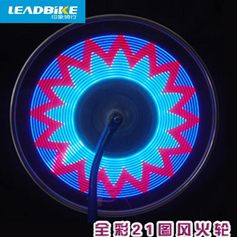 Светодиодная лампа Leadbike светодиод на велосипед аксессуары для колес двойной
