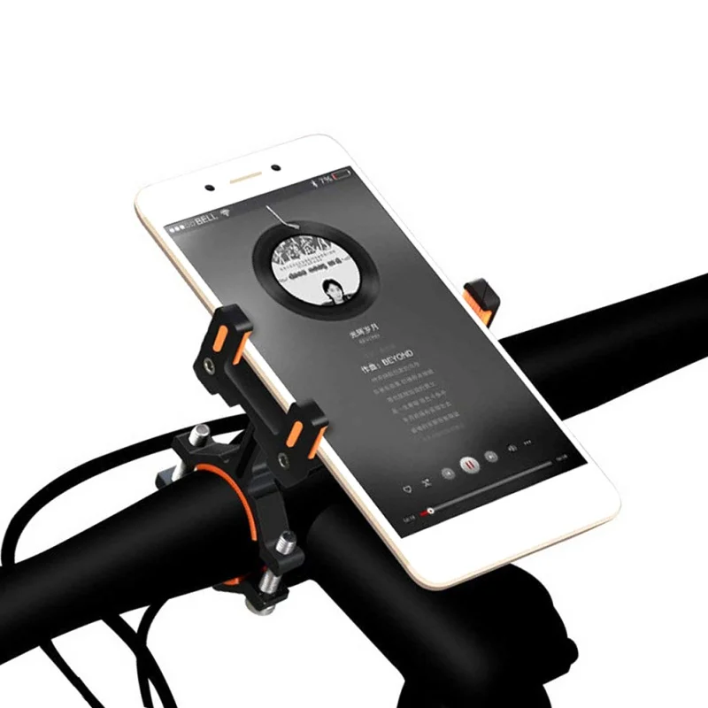 

New Aluminum Alloy Bike Phone Holder 4-6.5 "GPS Mount Cell Phone Holder Bike Phone Holder Cycling Bike Mount Bracket