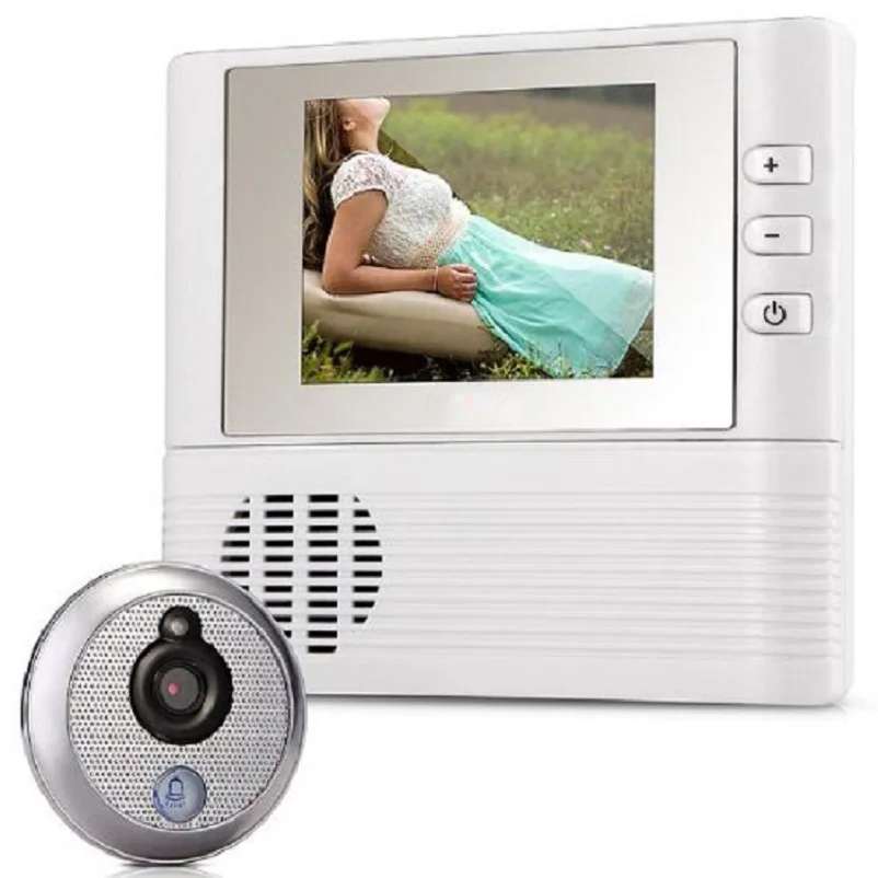 

Deurbel digital door viewer ding ding doorbell camera 2.8 inch TFT LCD 3X Zoom door bell Photos Taking 0.3 M pixels CMOS camera