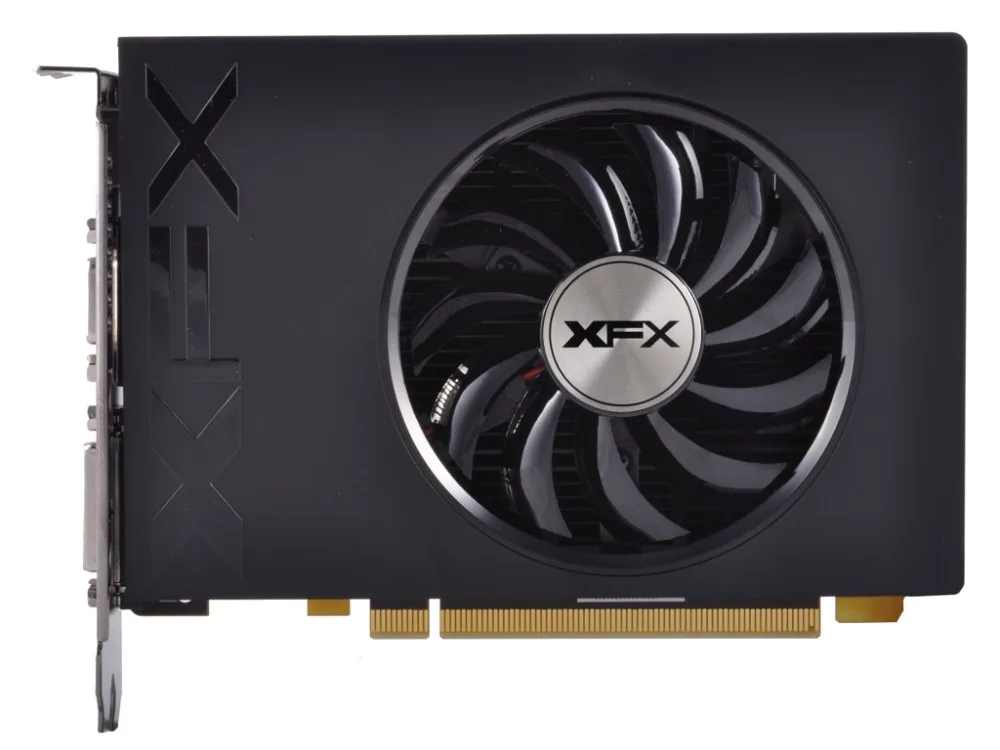  New original graphics card for XFX R7 350 2G DDR5 128bit  independent game graphics DVI + HDMI + VGA 