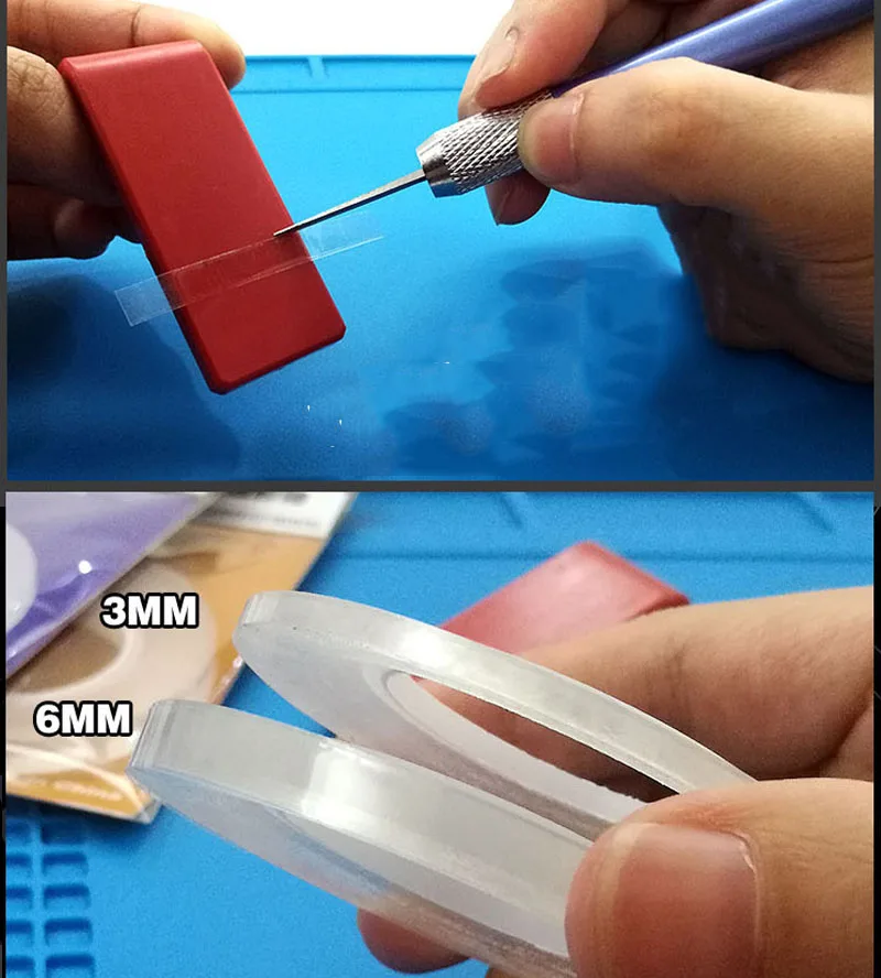 Details Modification Engraving Tool model tools Transparent Curved Surface Engraving Hard Edge Tape 3MM/6MM For Building Military Model