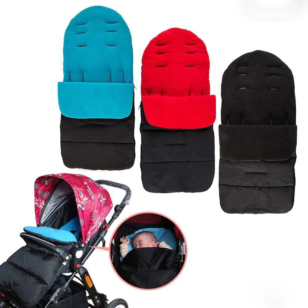 

Winter Baby Toddler Universal Footmuff Cosy Toes Apron Liner Buggy Pram Stroller sleeping bags windproof warm thick cotton pad