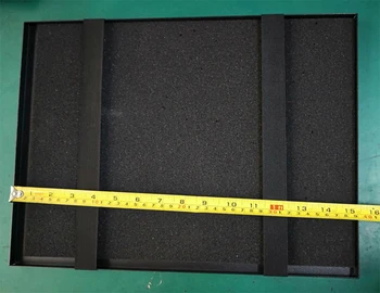 

Universal Projector Tray Size 39x29cm with Non-slip Foam Mat Pad and Elastic Belt Matal Plate for Tripod with 4 Screw Holes