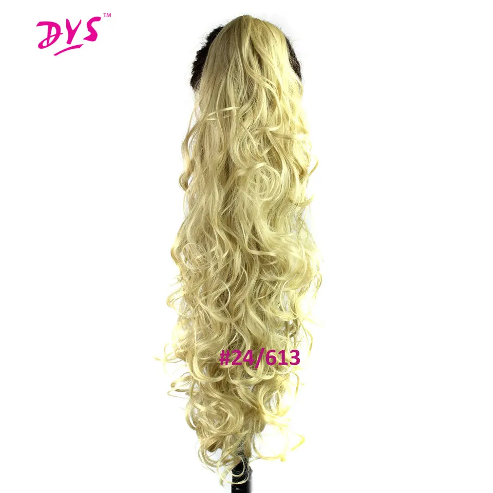 

Deyngs Kinky Curly Ponytail For Women 30inch 220g Long Tress Claw In Pony Tail Hair Extension Natural Synthetic False Hairpiece