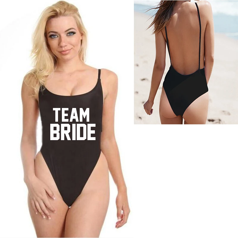 Bride To Be Badeanzug - Braut Bikini Mit Aufdruck Für Junggesellinnen