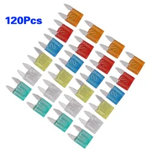 120/комплект мини автомобильный предохранитель плоский предохранитель