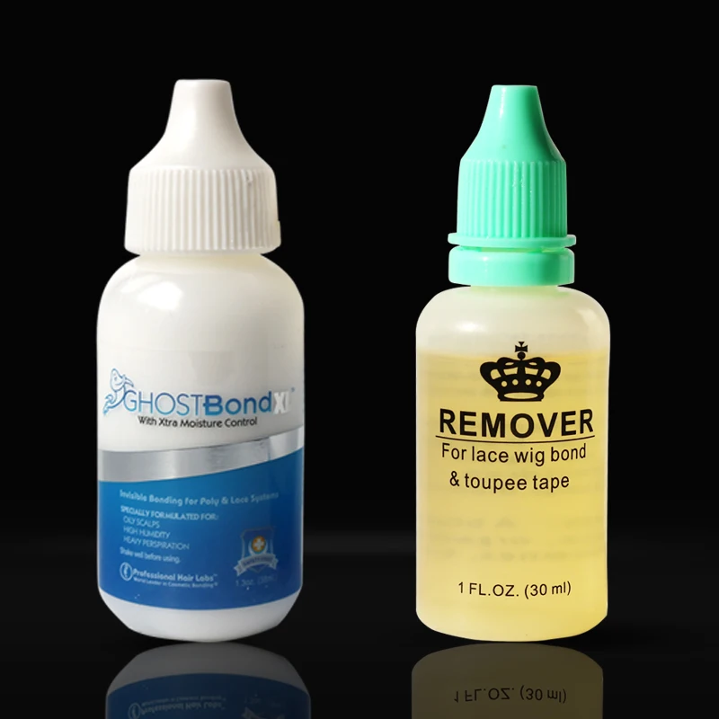 

1.3oz GHOSTBondXL Lace Wig Glue and 1oz tape Hair Remover For Lace Wig, Toupee remover hair