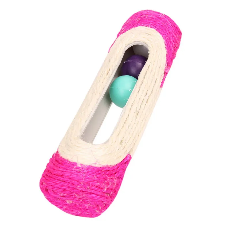 Cat Scratcher Rolling Tunnel Sisal Ball Trapped With 3 Ball Toys for Cat interactive Training Scratching Toys Dropshipping Cat Scratcher Rolling Tunnel Sisal Ball Trapped With 3 Ball Toys for Cat interactive Training Scratching Toys Dropshipping
