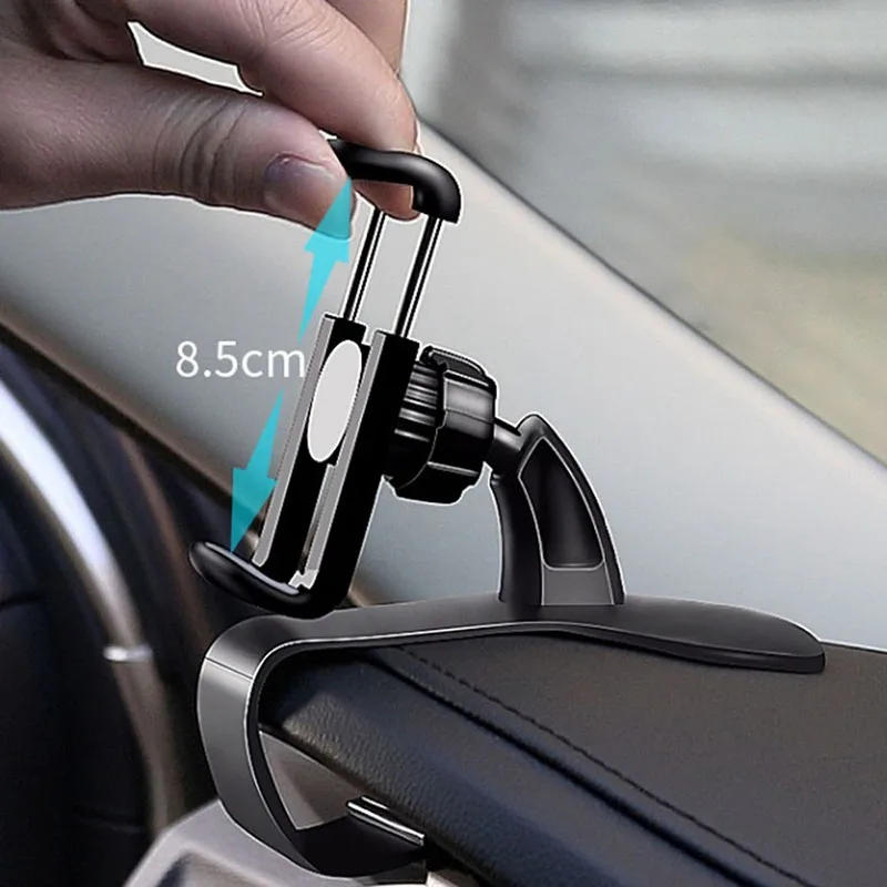 

Phone Holder In Car Dashboard 360 Degree Rotation Mobile Phone Stand Support For iphone 8 X Stand Bracket Clip Mount Smartphone