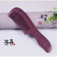 Натуральная фиолетовая расческа фиолетовая деревянная ручка ручной работы расчески прямые карманные деревянные бороды расчески на заказ