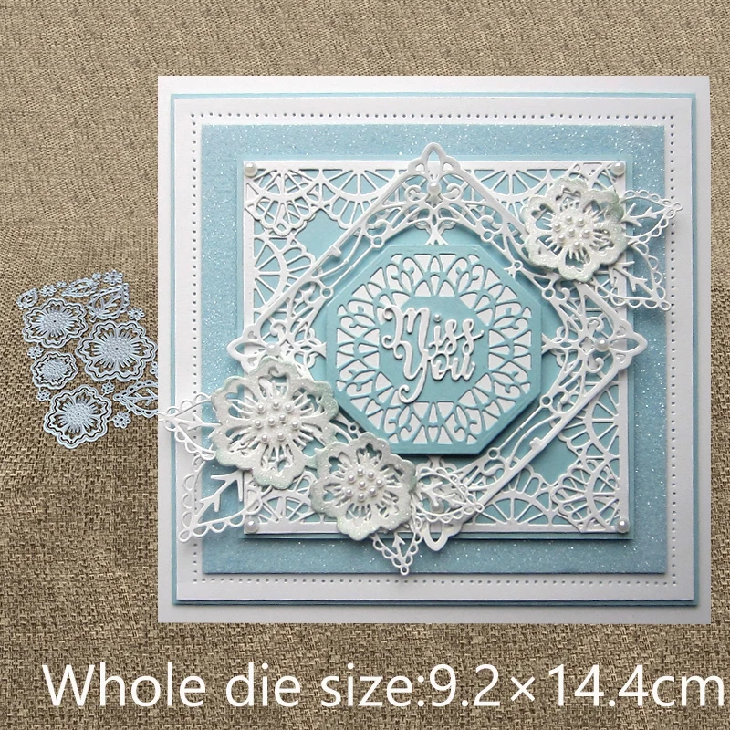 

New Design Craft Metal Cutting Die die cuts Folded flower decoration scrapbook Album Paper Card Craft Embossing die cuts