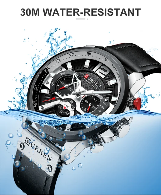 2019 Top marka CURREN modne męskie zegarki wojskowy skórzany wodoodporny kwarcowy zegarek męski Sport chronograf Relogio Masculino tanie tanio QUARTZ Klamra 3Bar Stop 24cm 14mm 24mm Okrągły Kwarcowe Zegarki Na Rękę Skóra Kompletna kalendarz Odporne na wodę 2019 Top marka CURREN modne męskie zegarki wojskowy skórzany wodoodporny kwarcowy zegarek męski Sport chronograf Relogio Masculino tanie tanio QUARTZ Klamra 3Bar Stop 24cm 14mm 24mm Okrągły Kwarcowe Zegarki Na Rękę Skóra Kompletna kalendarz Odporne na wodę