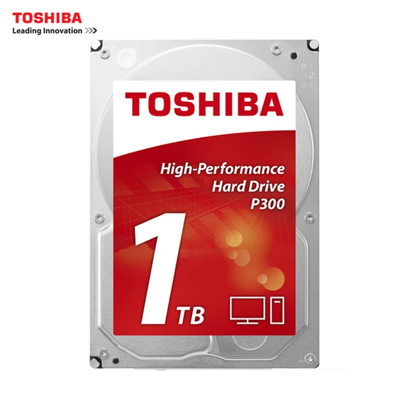 

Toshiba P300 1TB 3,5" 7200RPM Serial ATA III 64 MB Unidad de disco duro Discos duros internos