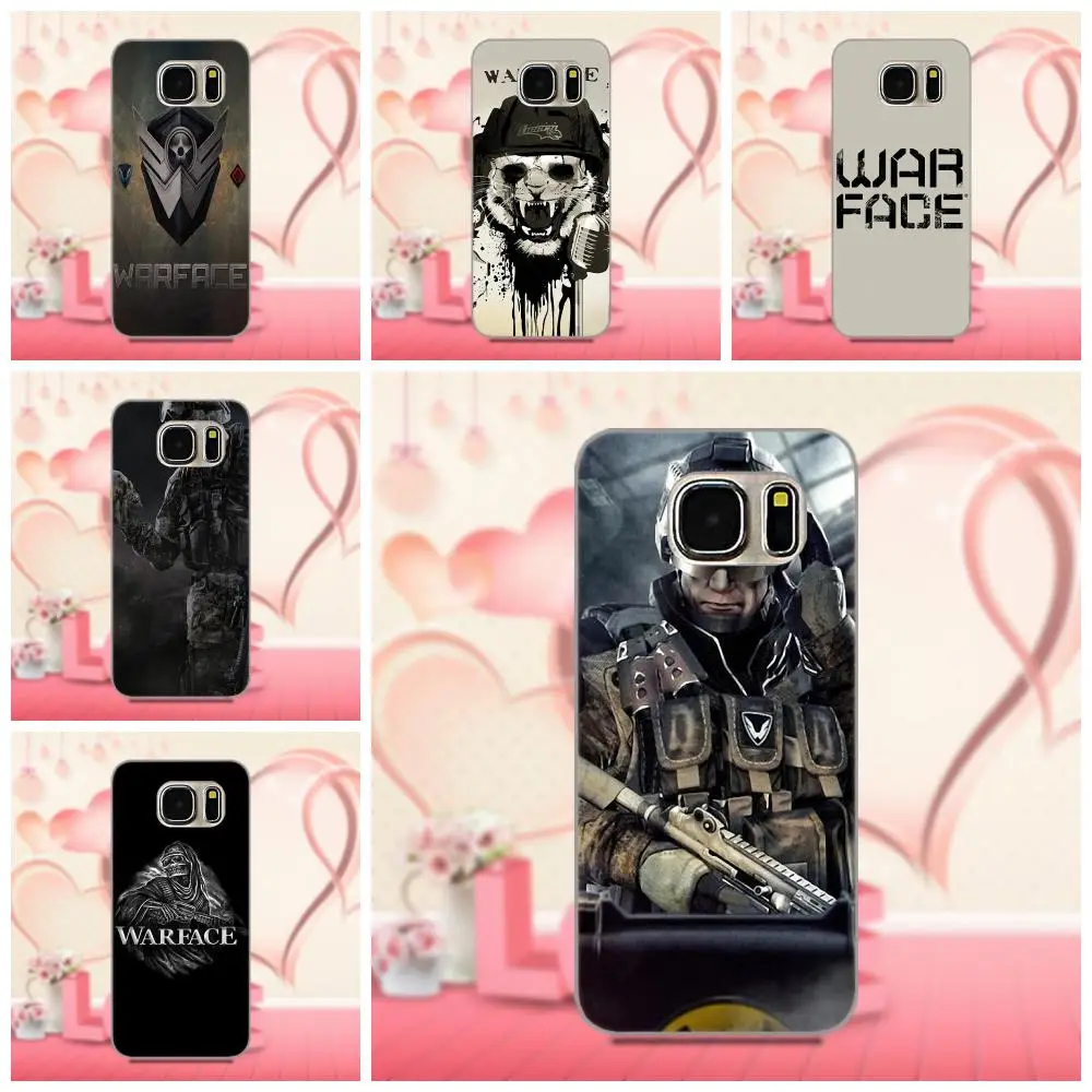 

Diwqxr Soft Cellphone Transparent For Galaxy A3 A5 A7 J1 J3 J5 J7 2016 2017 S5 S6 S7 S8 S9 edge Plus Warface