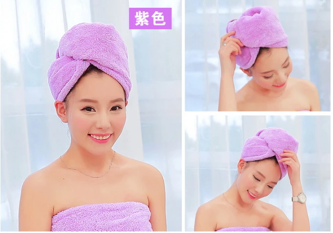 Быстросохнущее женское полотенце для волос, супер впитывающее быстросохнущее мягкое банное полотенце из микрофибры Размером 25x65 см