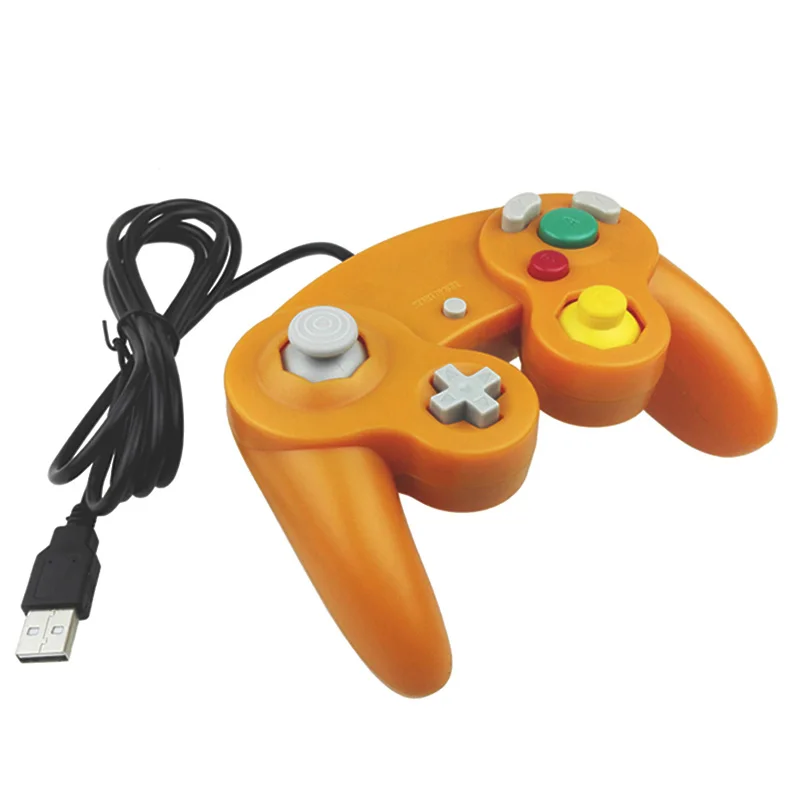 Для Gamecube PC USB проводной контроллер Джойстик для nintendo геймпады для NGC GC для MAC геймпад для компьютера