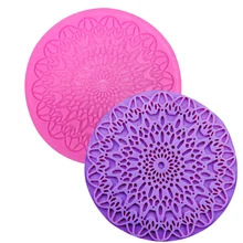 Flower Pattern Fondant lace Mould