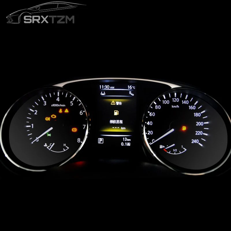 Новый SRXTZM для NISSAN X-Trail Rogue T32 2014-2016 автомобильный Стайлинг PET приборная панель