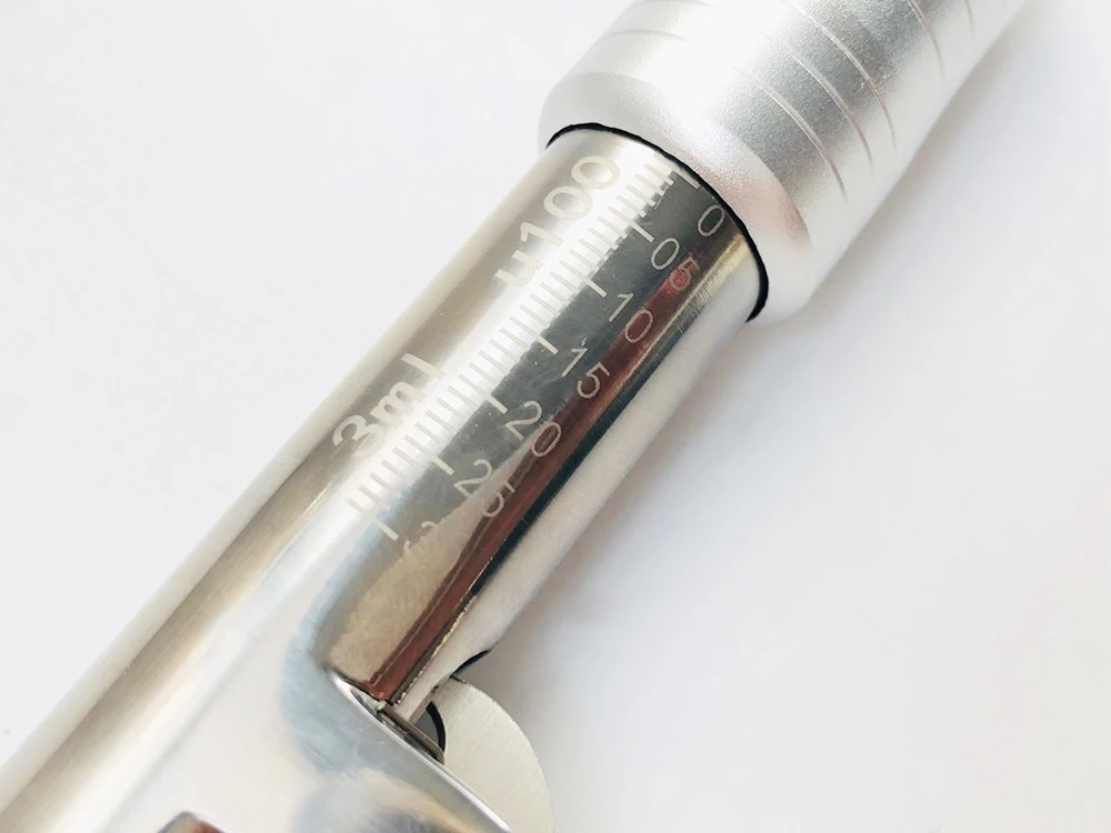 Caneta para Anti-rugas Rejuvenescimento da Pele Nova Chegada Prata Hialuron Caneta Mesotherapy Arma Nenhuma Agulha Injeção Hialurônico Meso Gun 27 Beleza e saúde