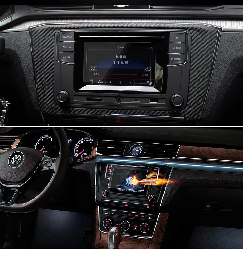 Lsrtw2017 Автомобильный HD навигационный экран против царапин пленка для Volkswagen Passat B8 вариант