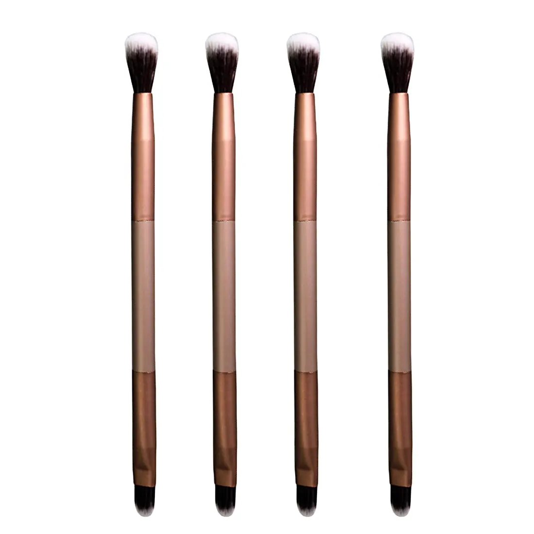 

NEW Double Ended Metal Handle Brush Eyeshadow Eyebrow Eye Shadow EyeLiner Eyes Makeup Contour Concealer Brush Cosmetic Tool