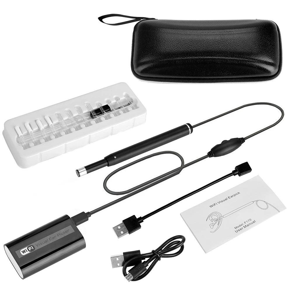 WIFI Visual Ear Pick Wireless Endoscope Camera Ear Spoon in Surveillance Cameras from Security