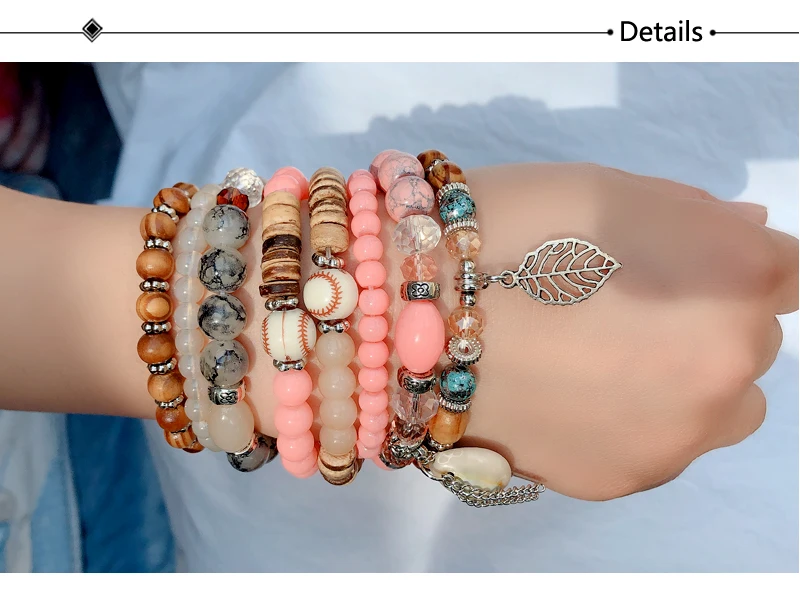 Yumfeel, новые ювелирные изделия, богемная оболочка, очаровательный браслет, мульти стенд, бисерные браслеты и браслеты для женщин