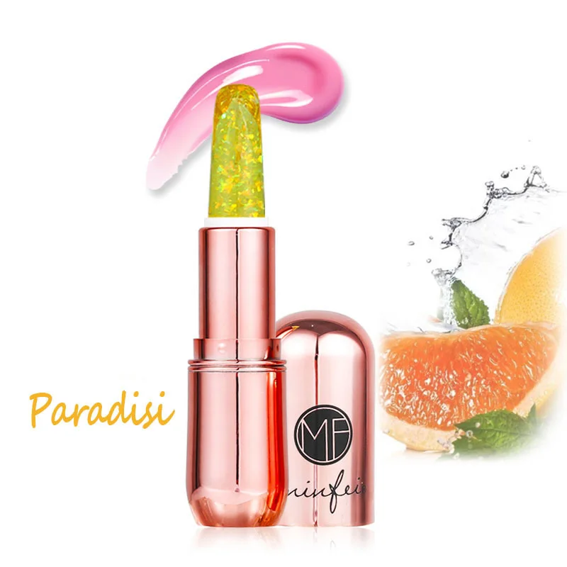 

2019 New Temperature Changed Lipstick Long Lasting Waterproof Glitting Cosmetics Makeup Fruity Moisturizing Jelly Lipstick TSLM1