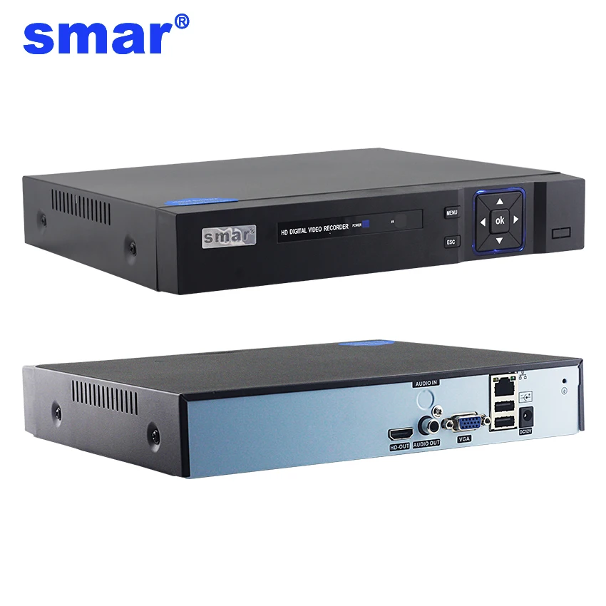 Smar H.265 CCTV NVR 16CH 5MP безопасности Системы 16-канальный 1080 P сети видео Регистраторы обнаружения движения сигнализации xmeye P2P ONVIF - изображение