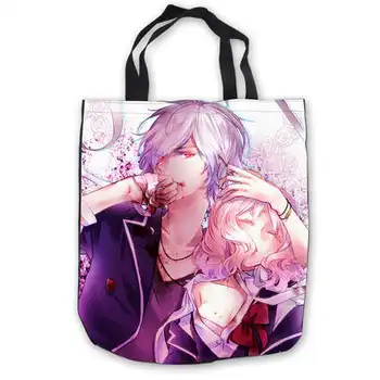 

Custom Canvas Diabolik.Lovers.- (1) ToteBags Hand Bags Shopping Bag Casual Beach HandBags Foldable 180911-04-15