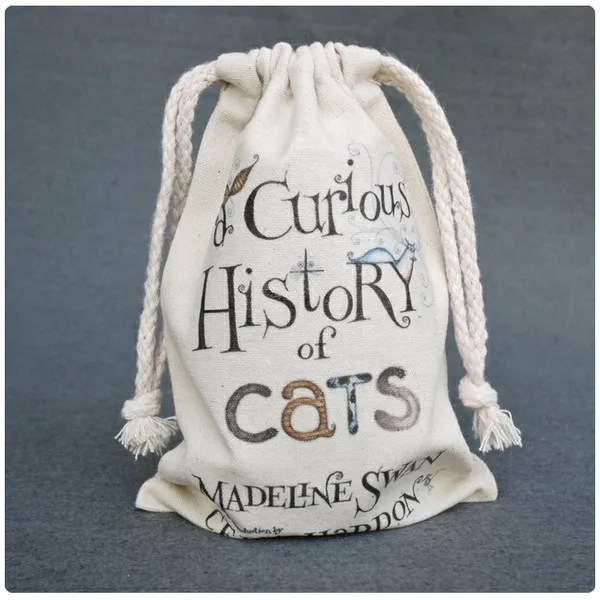 Маленькая Хлопковая Сумка на шнурке высокого качества индивидуальные