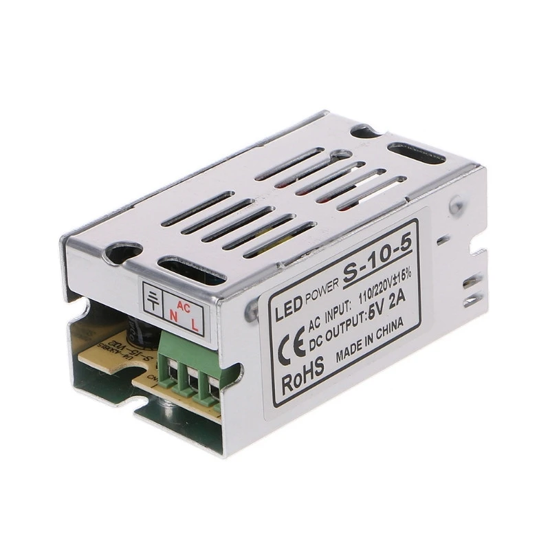 Входной AC110 220V 50/60 Гц Выход DC 5 В 2A драйвер импульсного источника питания