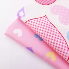 Хлопковая саржевая ткань с принтом в виде милых сердечек, ручная работа, домашний текстиль для шитья, постельные принадлежности, ткань Love Pattrn