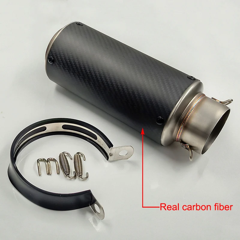 61MM S1000 RR Universal Motorcycle Exhaust Muffler Escape Moto with db killer For BMW S1000RR GSXR YZF R R6 Ninja Motorbike (1)