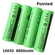 Bateria recarregável de qualidade 1-8 pçs/lote 8800mah 18650 v li ion, bateria de lítio-8 peças conexão da série da bateria