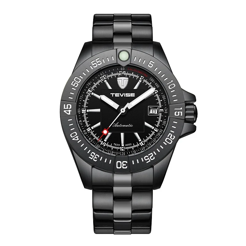 TEVISE Brand Watch Men T839A-002 Automatic Mechanical Watch Calendar Luminous Hands Waterproof Male Clock Business Wristwatch (14)