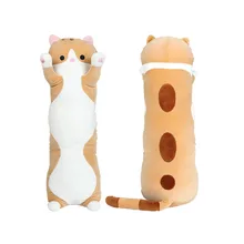 70CM Plush Cat Doll Long Pillow Cushion Stuffed Bolster Gift