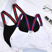 Майка без рукавов, майка для фитнеса, спортивный бюстгальтер, быстросохнущая майка для похудения, открытая спина, женский спортивный костюм, укороченный 308 Jul 23