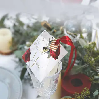 

50 X Marble Retro Rose Flower Style Chocolate Boxes Wedding Favors Candy Box Bomboniera Return Present Party Supplies Gift Box