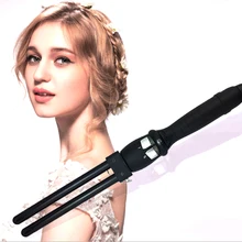 Новая двойная бочка 13 мм Плойка для волос нано керамическая плойка для волос утюжок для укладки волос DIY Высокое качество 35 Вт стайлер для локонов