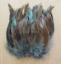 50 pçs 12.5-20cm cinza galo plumas para diy artesanato chapéu de jóias natal dreamcatcher decoração faisão cauda penas de galinha