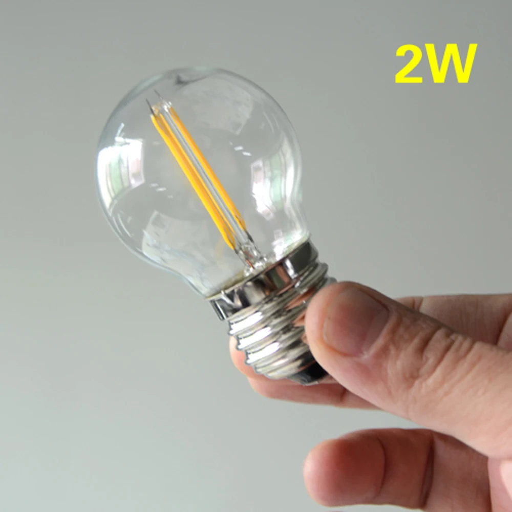 E27 затемнения светодиодный светильник 2W 4W 6W 8W ретро лампы накаливания 220 В Edison светодиодная лампа накаливания лампа в форме пузыря для крытого украшения светильник